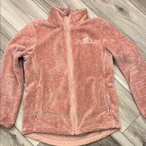The North Face Womens osito full zip size M. Pink. Pre-owned.